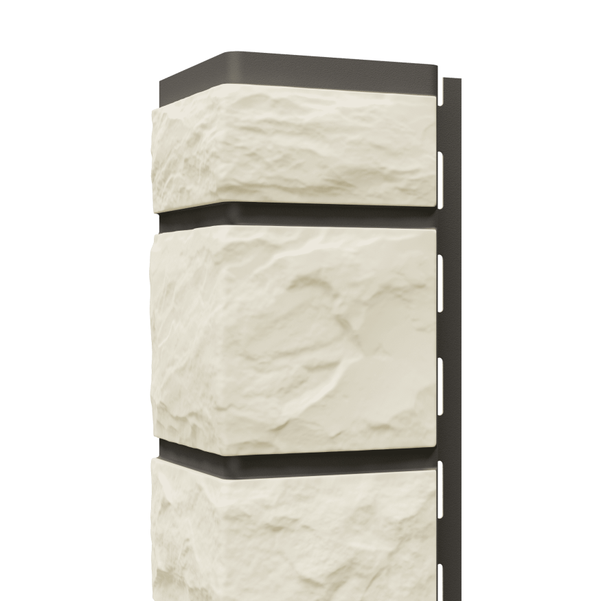 Наружный угол Доломит, Коллекция Брусчатка Доломит, Слоновая кость купить в Омске