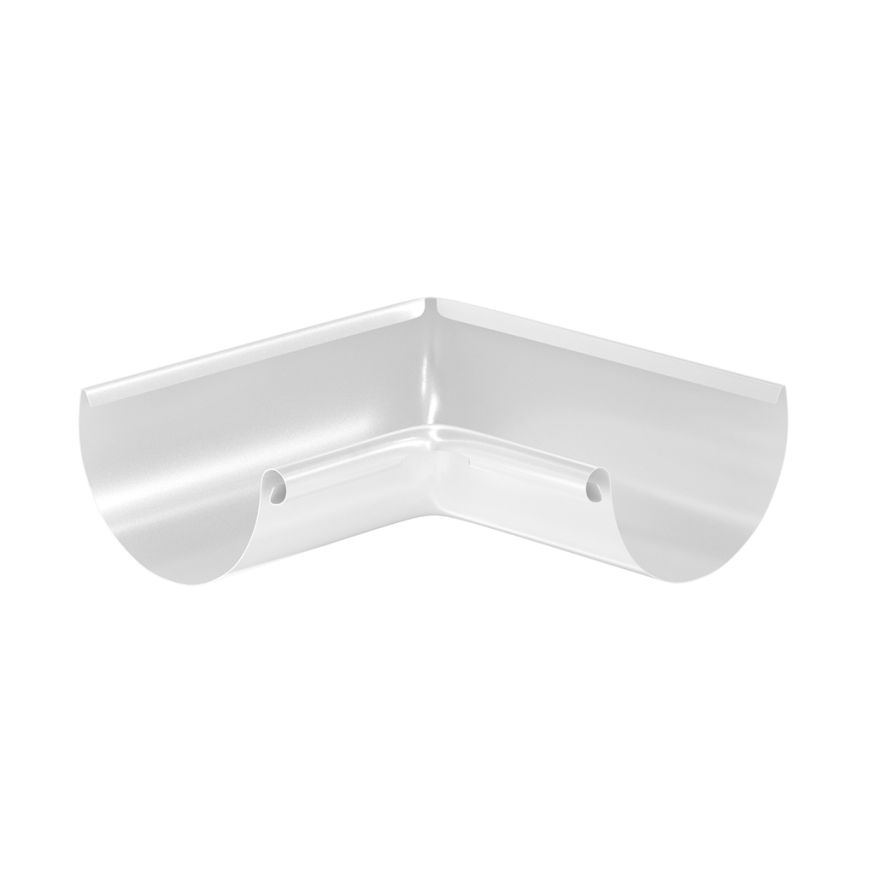 Угол желоба внутренний Aquasystem, PU MATT, RAL 9003 Белый 125/90 купить в Омске