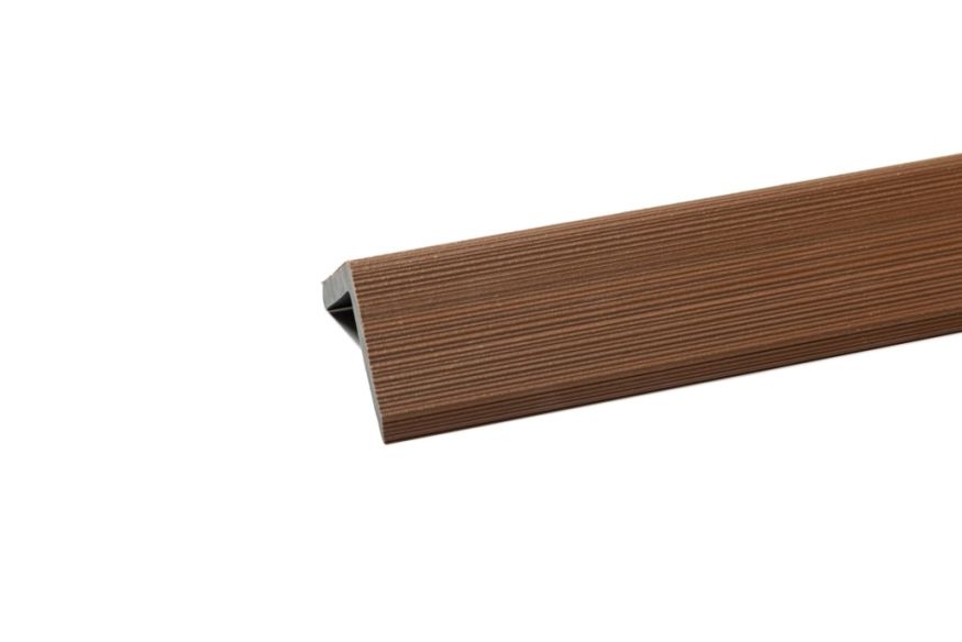 Уголок торцевой Ecodecking Скай коэкструзия Тик купить в Омске