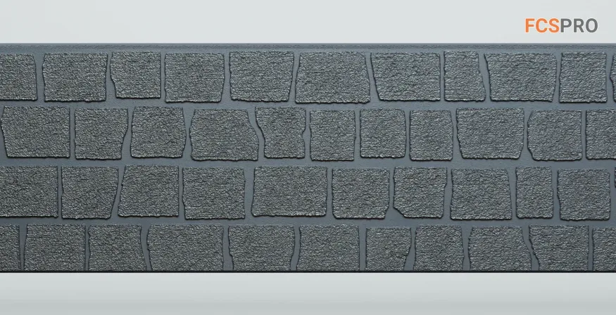 Фиброцементные панели FCS Simple АА2 (под камень) купить в Омске