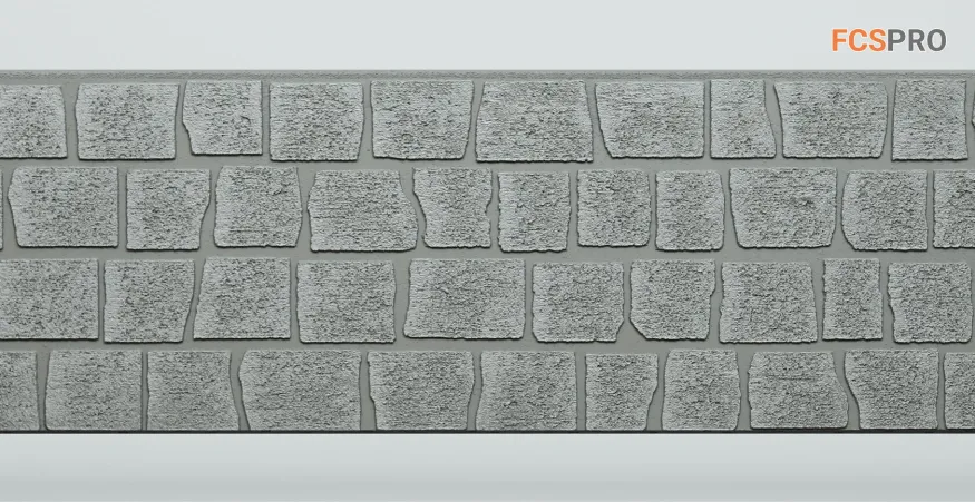 Фиброцементные панели FCS Simple АА2 (под камень) купить в Омске