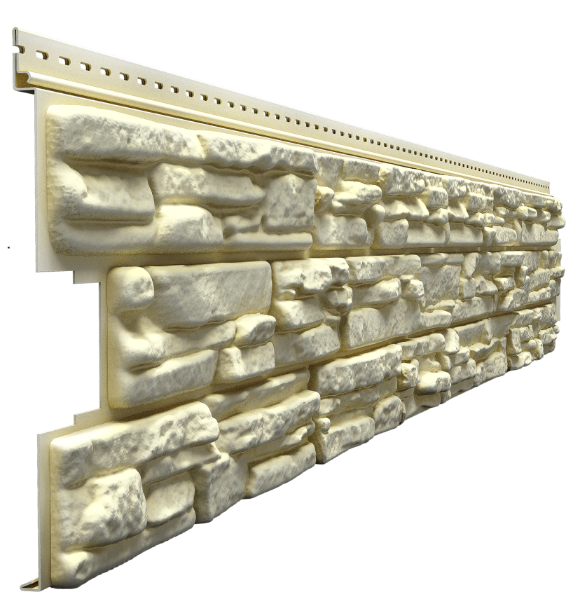 Виниловый сайдинг Docke, Rocky, Кешью купить в Омске