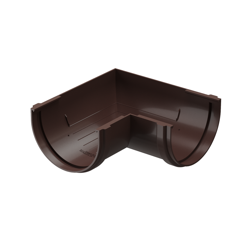 Угол желоба универсальный 90°, Docke Standard, Цвет: тёмно-коричневый купить в Омске