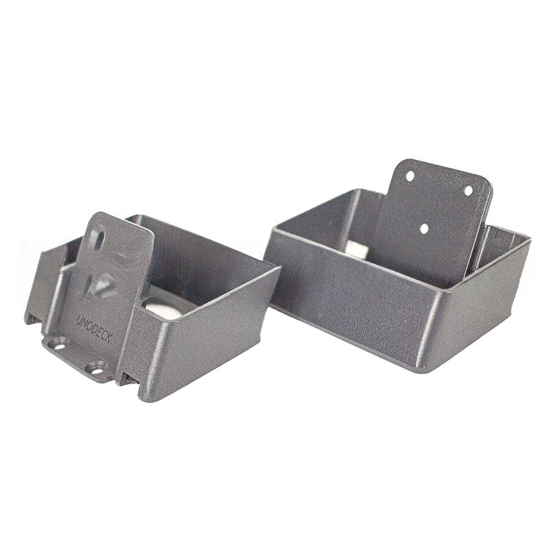 Крепление для перил наклонное алюминиевое GardenParkett, Серый купить в Омске