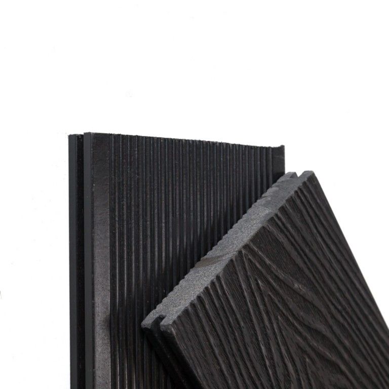 Террасная доска Ecodecking Экстра 3D Графит купить в Омске