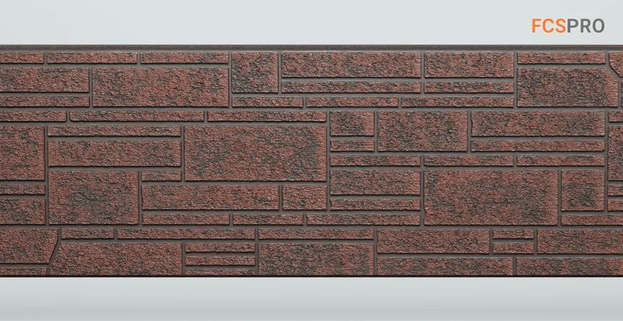 Фиброцементные панели FCS Simple АА3 (под камень) купить в Омске