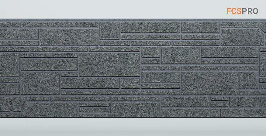 Фиброцементные панели FCS Simple АА3 (под камень) купить в Омске