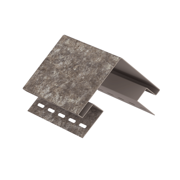Наружный угол Ю-Пласт, Стоун-хаус Кварцит, Коричневый купить в Омске