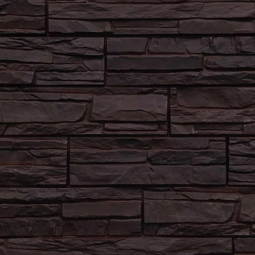 Фасадная панель FineBer Скол, Тёмно-коричневый купить в Омске