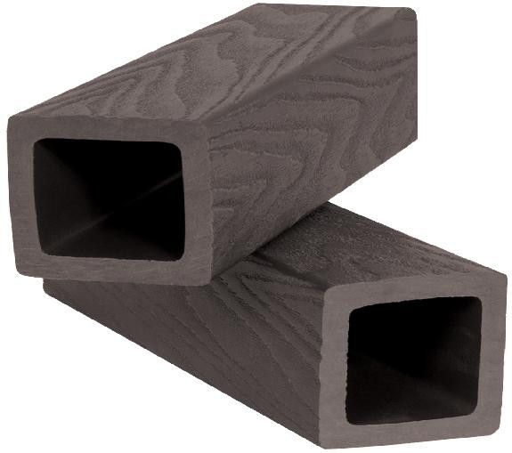 Балясина из ДПК Polivan SINGARAJA с 3D текстурой дерева, цвет темно-коричневый. купить в Омске