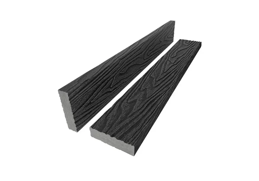 Брус лавочный 3D-тиснение 20×80 — Графит купить в Омске