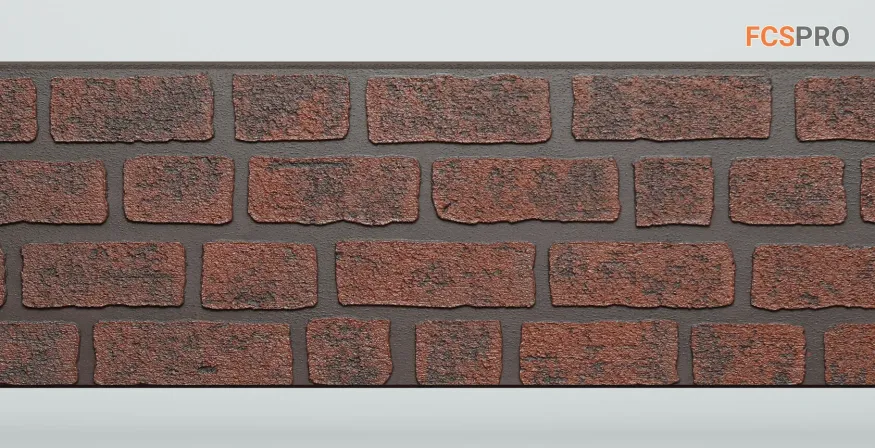 Фиброцементные панели FCS Simple АА4 (под кирпич) купить в Омске