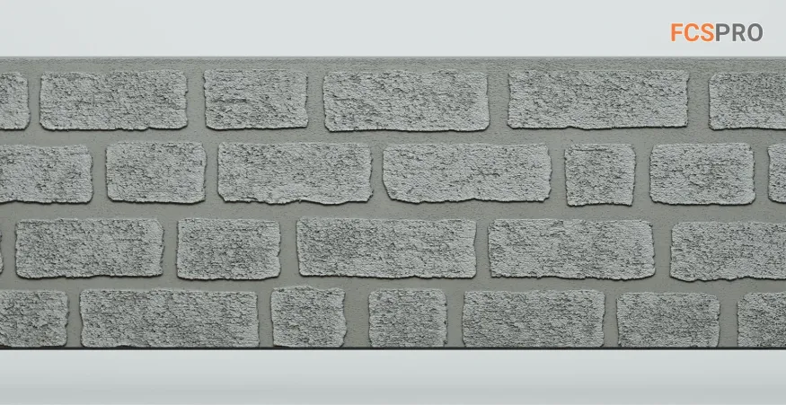 Фиброцементные панели FCS Simple АА4 (под кирпич) купить в Омске