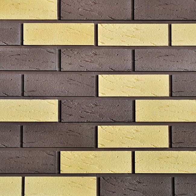 Фасадная плитка Кирисс Фасад, Двухцветный клинкерный кирпич №6 купить в Омске