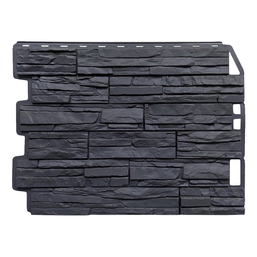 Фасадная панель FineBer Скол, Асфальт купить в Омске