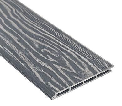 Фасадная доска из ДПК 3D Faynag - Цвет графит купить в Омске