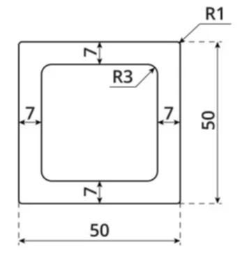 Балясина DPK Polivan SINGARAJA с 3D текстурой дерева, черного цвета. купить в Омске