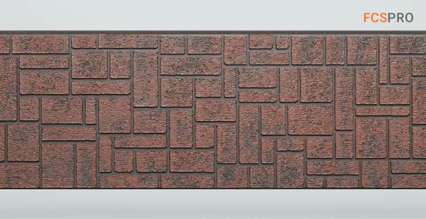 Фиброцементные панели FCS Simple АА5 (под камень) купить в Омске