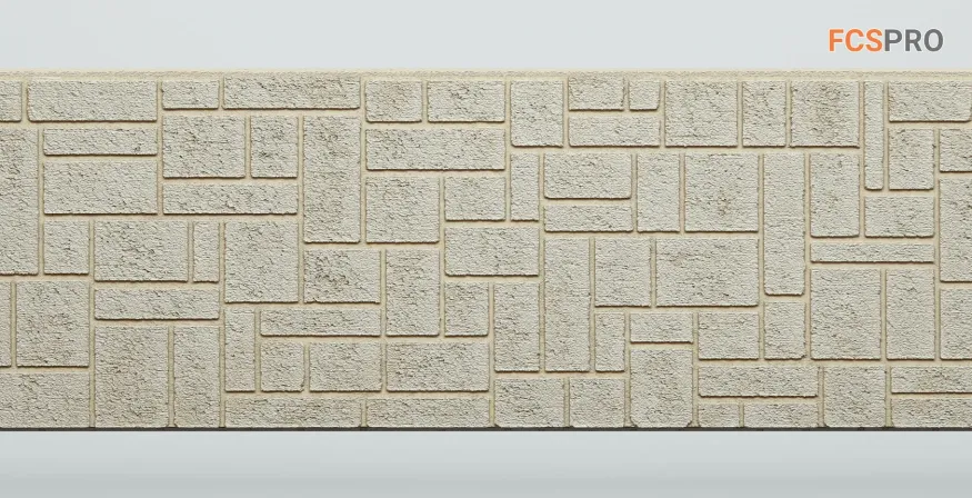 Фиброцементные панели FCS Simple АА5 (под камень) купить в Омске