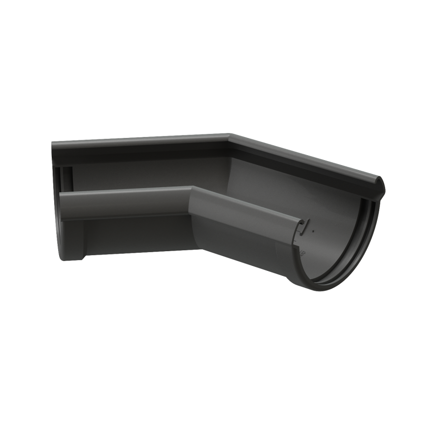 Угол желоба 135˚ Docke Lux, Графит купить в Омске