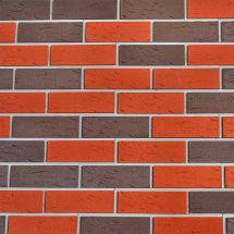 Фасадная плитка Кирисс Фасад, Двухцветный клинкерный кирпич №7
