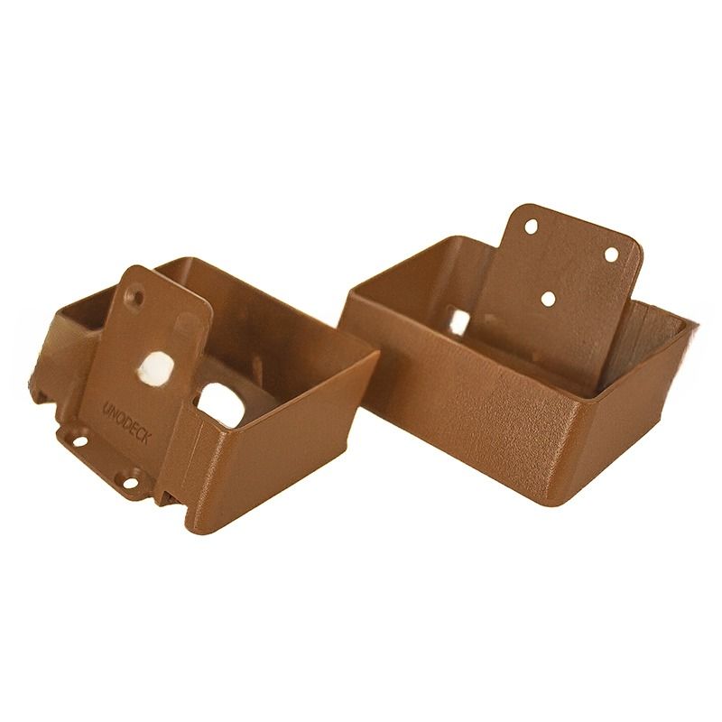 Крепление для перил наклонное алюминиевое GardenParkett, Орех купить в Омске