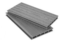 Террасная доска ДПК АЙ-ТЕХПЛАС 160х22 серый цвет