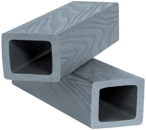 Балясина из ДПК Polivan SINGARAJA с 3D текстурой дерева, серый цвет. купить в Омске