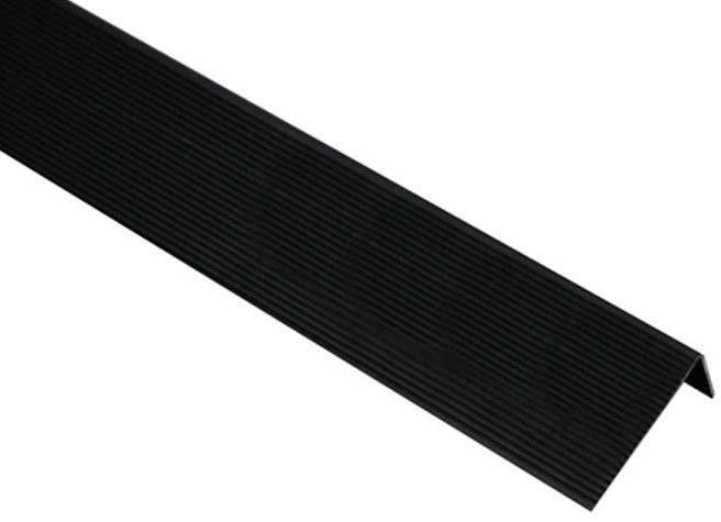 Угол алюминиевый KRONEX 51,5x30x3000 мм, черный, завершающий. купить в Омске