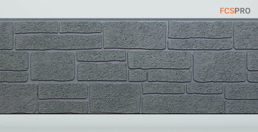 Фиброцементные панели FCS Simple АА6 (под камень) купить в Омске