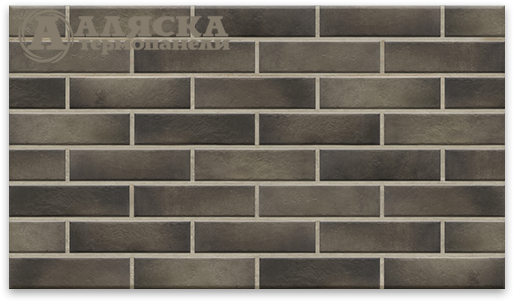 Фасадные термопанели Аляска 22. Retro brick pepper купить в Омске