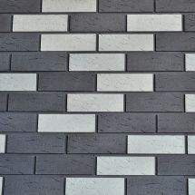 Фасадная плитка Кирисс Фасад, Двухцветный клинкерный кирпич №8