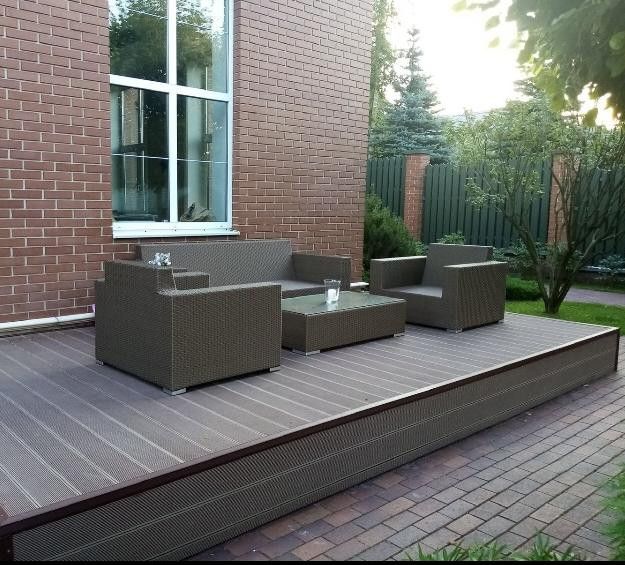 Террасная доска из ДПК Faynag Premium VELVET-ZEBRA Орех купить в Омске