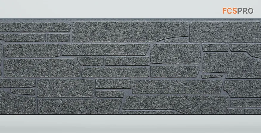 Фиброцементные панели FCS Simple АА7 (под камень) купить в Омске