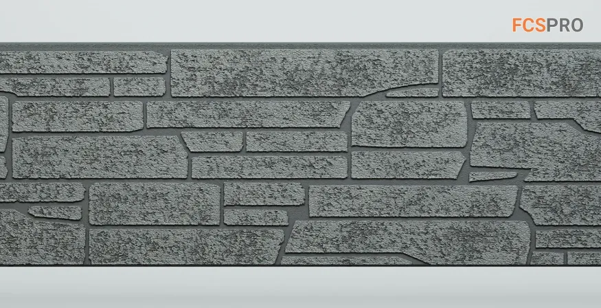 Фиброцементные панели FCS Simple АА7 (под камень) купить в Омске