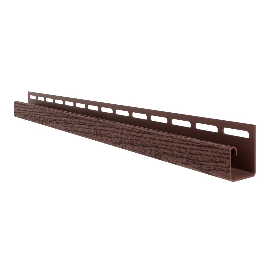 Планка J-профиль Технониколь Фактур, Орех купить в Омске