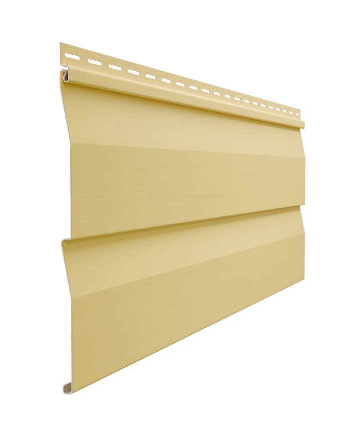 Виниловый сайдинг Docke, Корабельный брус D4.5D STANDARD, Лимон купить в Омске