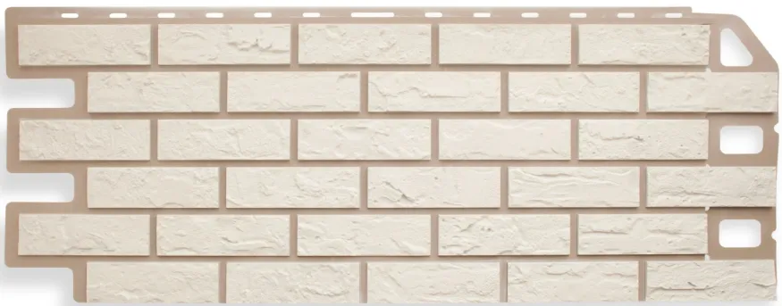 Фасадная панель Альта-профиль Кирпич Белый купить в Омске