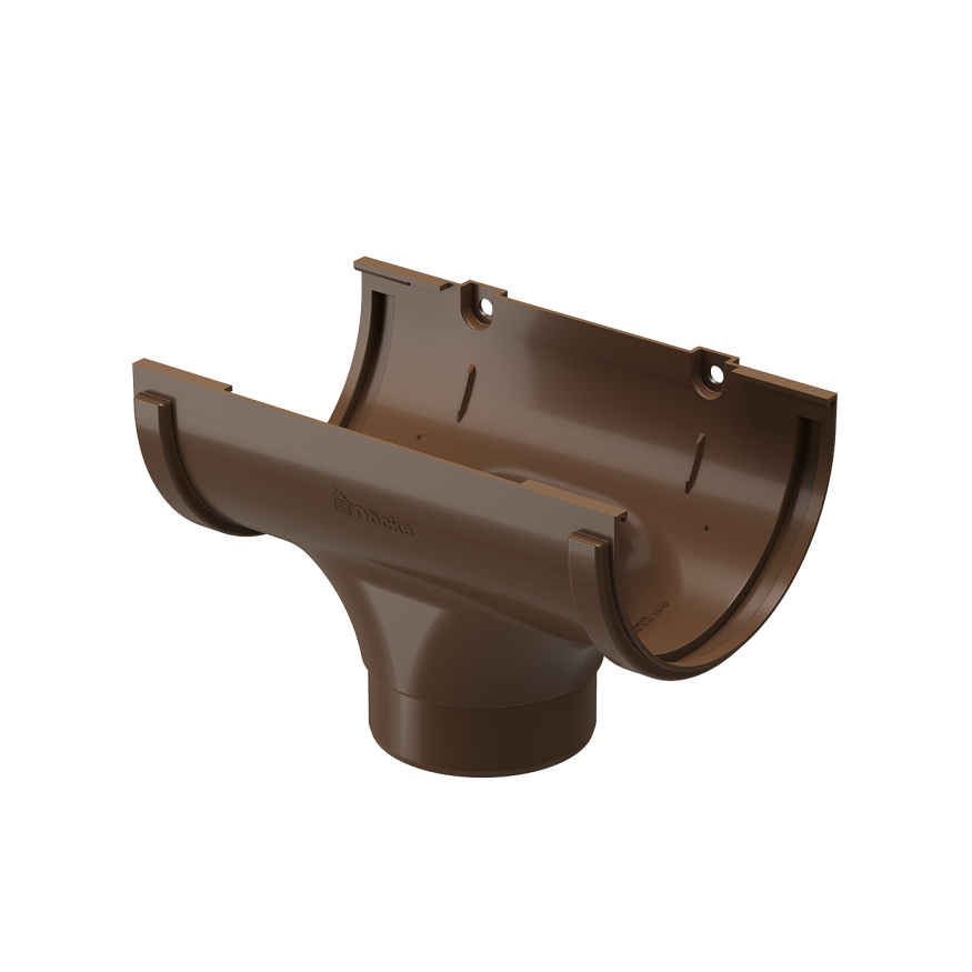 Водосточная воронка Docke Standard, цвет светло-коричневый купить в Омске