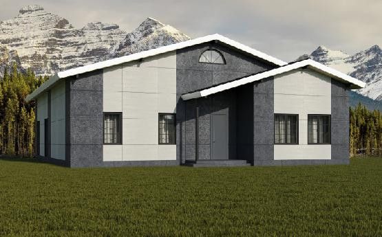 Фиброцементный сайдинг Roofas Board Stone Цвет Графит купить в Омске