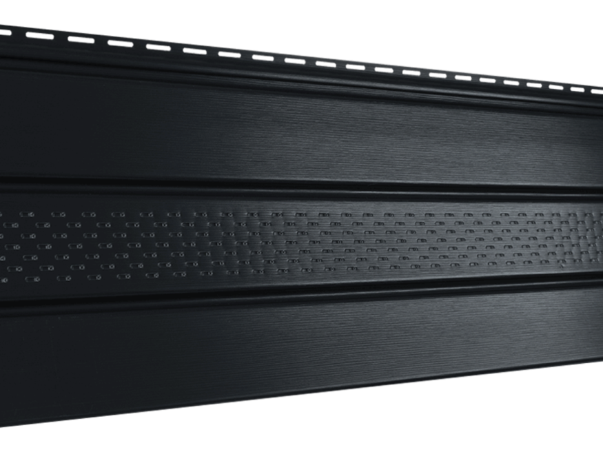 Софит PRO классический Ю-пласт, Графитовый (с частичной перфорацией) купить в Омске