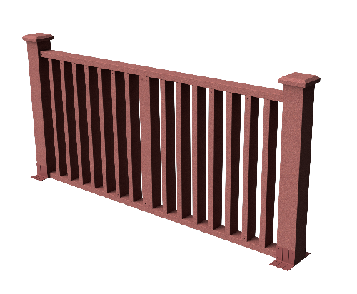 Декоративное ограждение из ДПК GRINDERDECO Риальто мербау купить в Омске