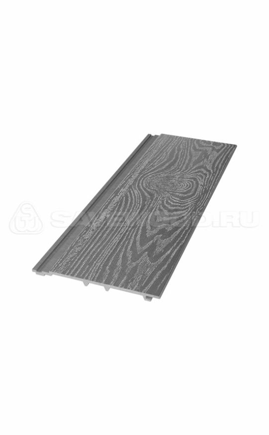 Сайдинг из ДПК SaveWood, SW Cedrus (T), Пепельный купить в Омске