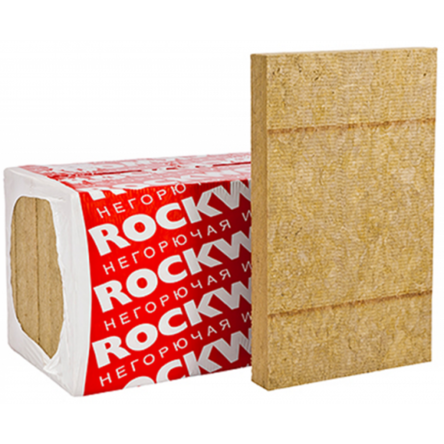 Утеплитель Венти Баттс 50х600х800 Rockwool купить в Омске