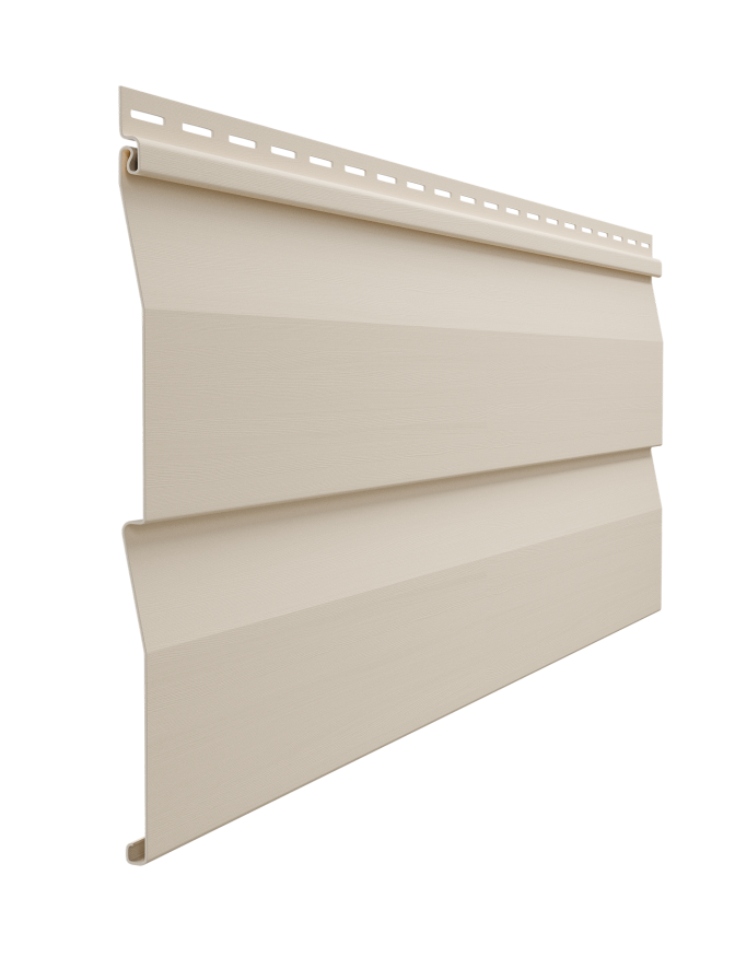 Виниловый сайдинг Docke, Корабельный брус D4.5D STANDARD, Сливки купить в Омске