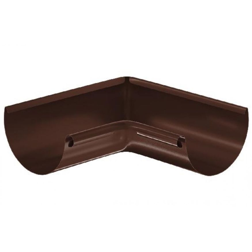 Внутренний угол желоба 90° Aquasystem, коричневый RAL 8017, 125/90 купить в Омске