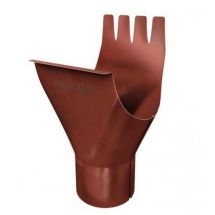 Водосточная воронка Grand Line, цвет Кирпичный (RAL 8004)