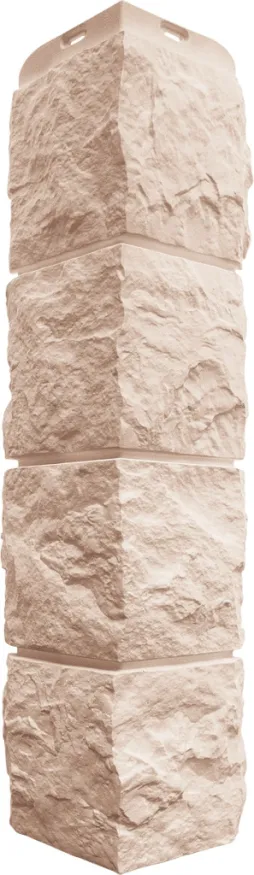 Наружный угол Альта-Профиль, Туф ЭКО, Кремовый купить в Омске