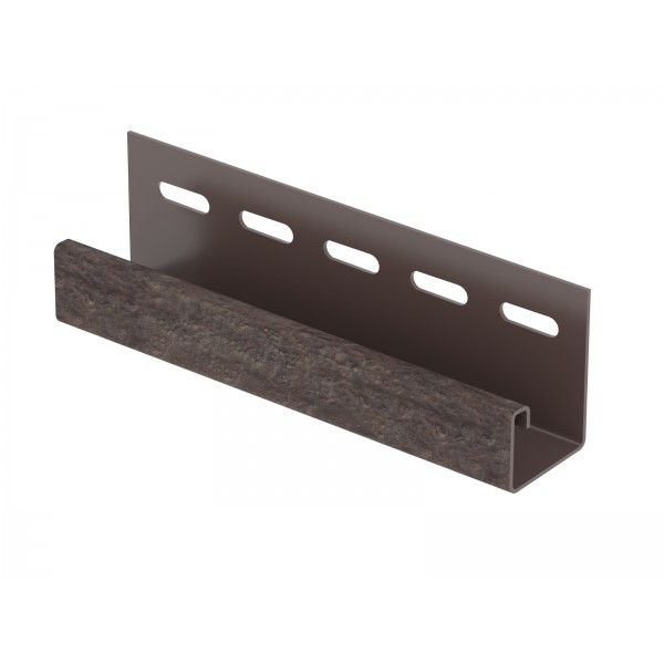 J-планка Ю-пласт Стоун Хаус Кирпич, Коричневый купить в Омске