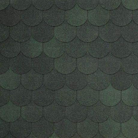 Гибкая черепица Tegola ASSISI verde 473 купить в Омске